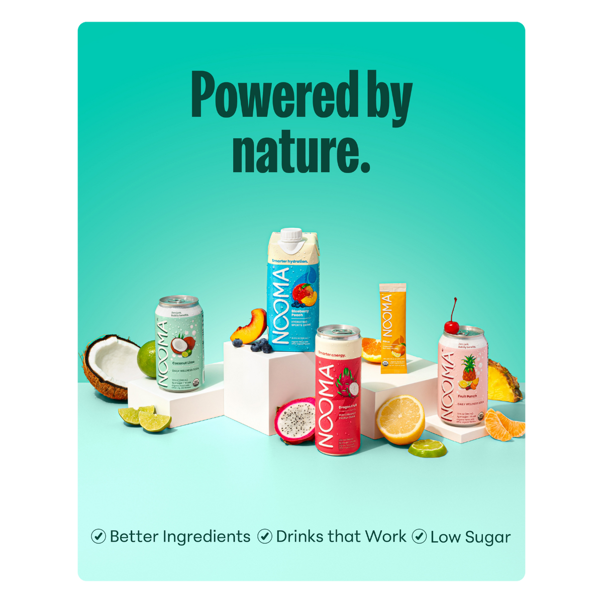 All Drinks Table Top - Powered by nature