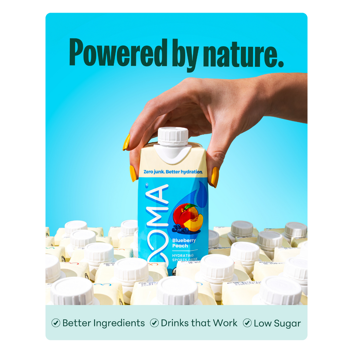 Sports Drink Table Top - Powered by nature