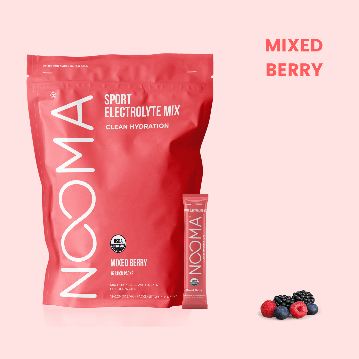 Bulk Discount <br>Mixed Berry <br>Hydration Mix <br>(8 Bags)